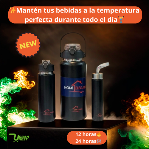 🌡️ NUEVO COMBO TRIO DE TERMOS EN ACERO INOXIDABLE ♻️